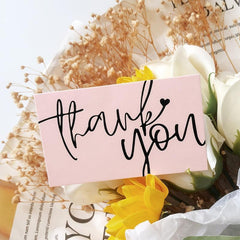 50 Thank You Cards for Business Shower Birthday Party Wedding Thanksgiving