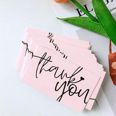 50 Thank You Cards for Business Shower Birthday Party Wedding Thanksgiving