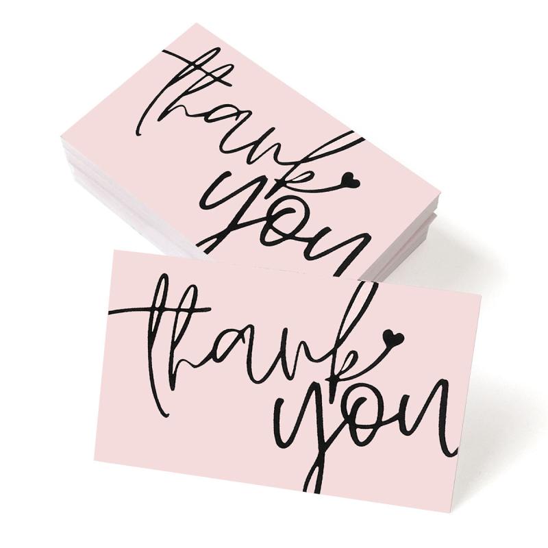 50 Thank You Cards for Business Shower Birthday Party Wedding Thanksgiving