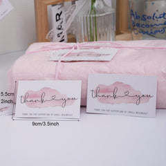 30pcs Thank You Package Gift Packaging Decorative Card Message Card