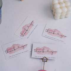 30pcs Thank You Package Gift Packaging Decorative Card Message Card