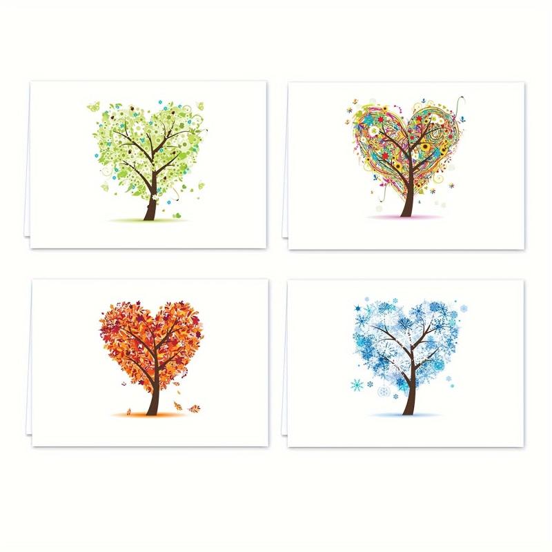 Seasons of Life Note Card Assortment Pack - Set of 4 Cards
