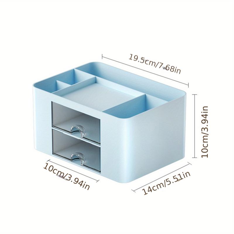 Transparent Drawer Storage Box for Office & Student Desks