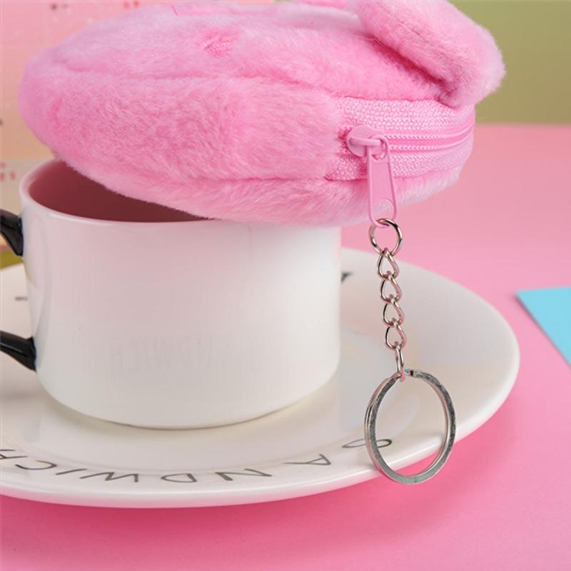 Plush Animal Coin Purse Mini Wallet for Girls