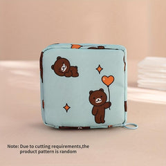 Stylish Travel Storage Bag for Toiletries, Sanitary Napkins & Makeup