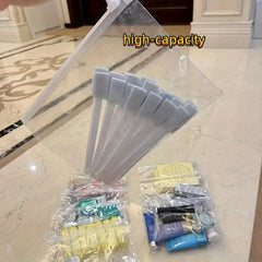 10pcs Transparent Storage Bags for Stationery Tools Groceries