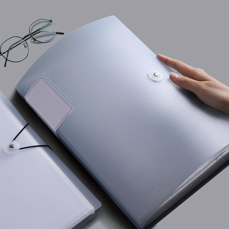 A4 40 Pages Document Folder Insert File Folder Translucent Book Portfolio Folder
