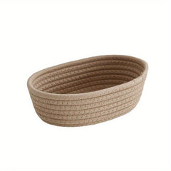 Woven Nordic Cotton Rope Storage Baskets