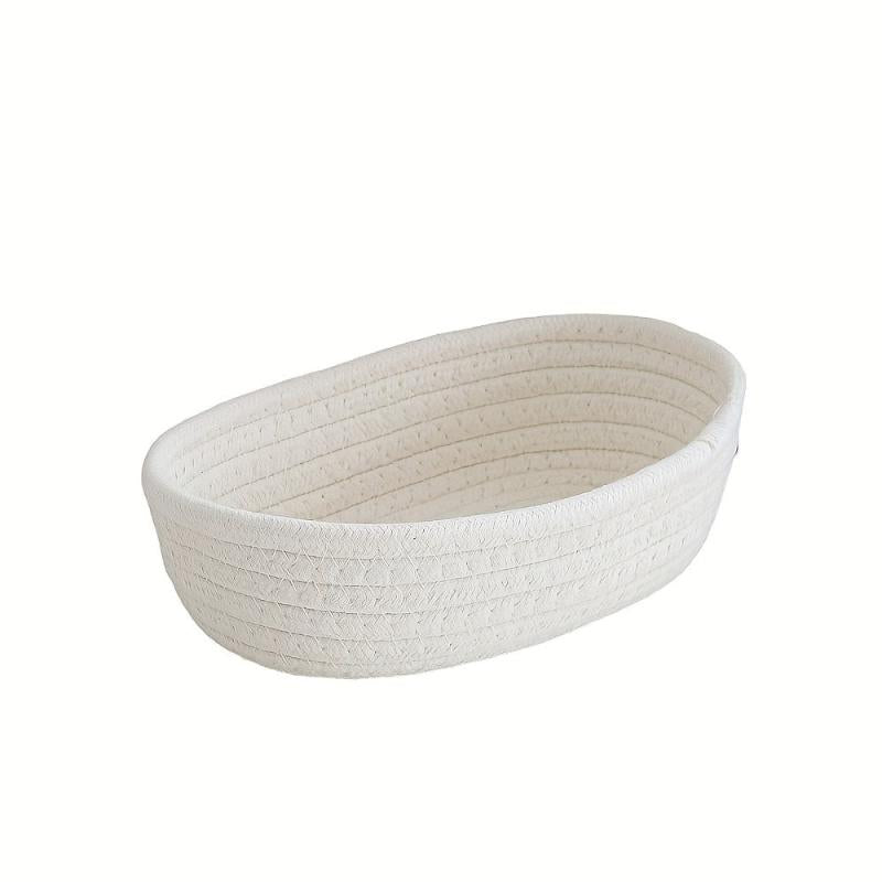Woven Nordic Cotton Rope Storage Baskets