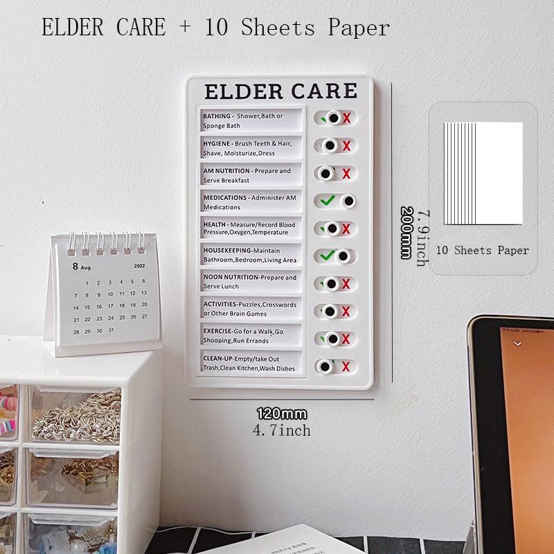 Portable Daily Affairs Checklist Plastic Board With Slider