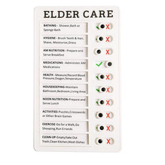 Portable Daily Affairs Checklist Plastic Board With Slider