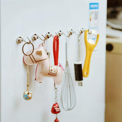 5pc Strong Magnetic Suction Hook Punch Storage Magnet Door Hook