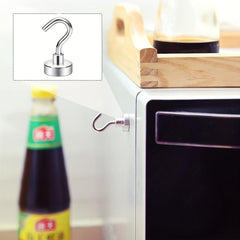 5pc Strong Magnetic Suction Hook Punch Storage Magnet Door Hook