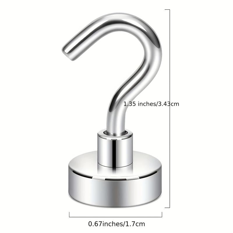 5pc Strong Magnetic Suction Hook Punch Storage Magnet Door Hook
