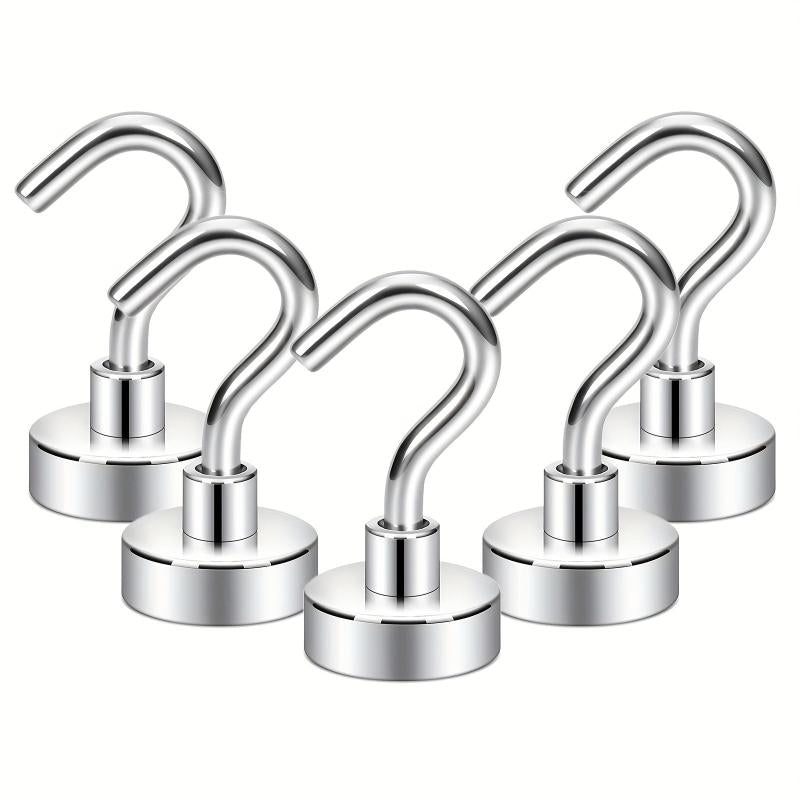 5pc Strong Magnetic Suction Hook Punch Storage Magnet Door Hook