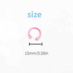 30 Loose Leaf Rings Boxed Opening Ring Card Punching Storage