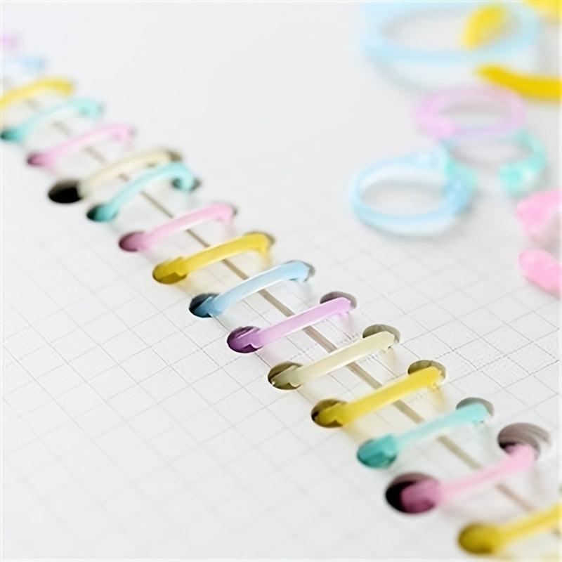 30 Loose Leaf Rings Boxed Opening Ring Card Punching Storage