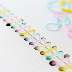 30 Loose Leaf Rings Boxed Opening Ring Card Punching Storage