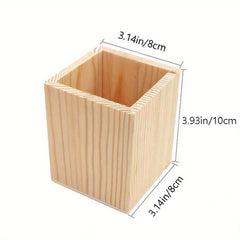 Wooden Pen Holder for Office Desktop Organization