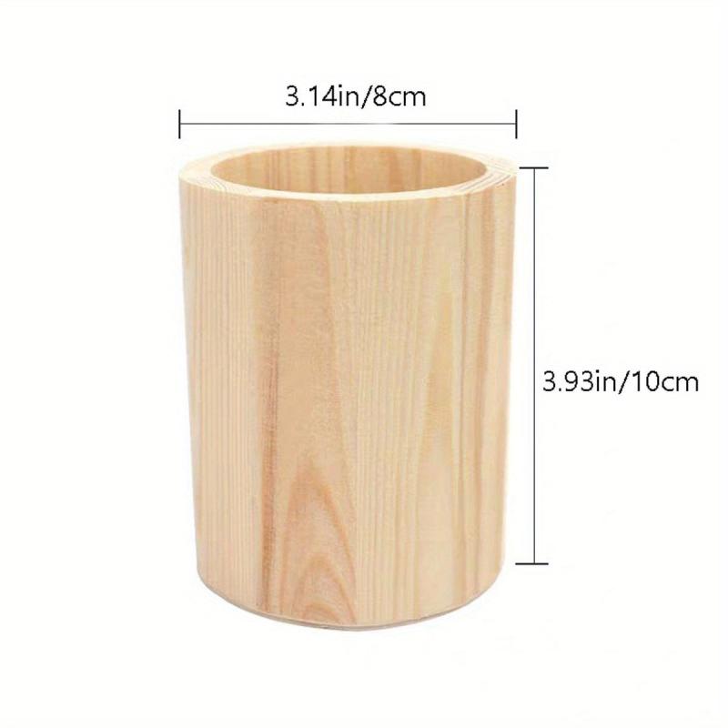 Wooden Pen Holder for Office Desktop Organization