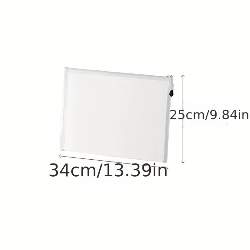 Mesh Zipper Pouch File Bag Waterproof Zipper Folder