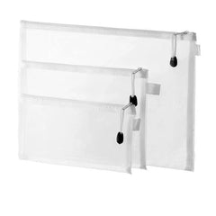 Mesh Zipper Pouch File Bag Waterproof Zipper Folder