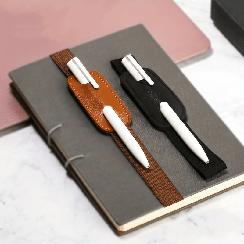 PU Leather Pen Case Bag Elastic Band Notebook Pen Case 8-25.4cm Pen Case