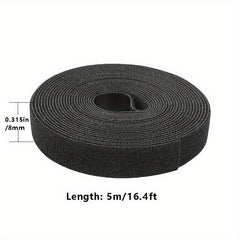 Hook and Loop Straps Reusable 5m Double Side Roll Organizer Fastening Tape