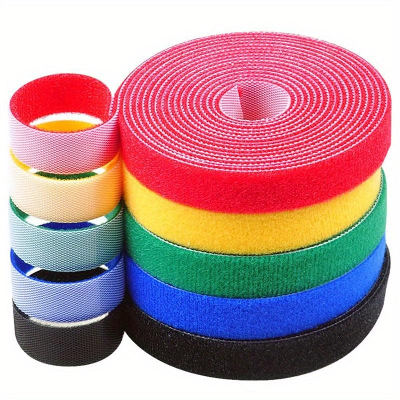 Hook and Loop Straps Reusable 5m Double Side Roll Organizer Fastening Tape
