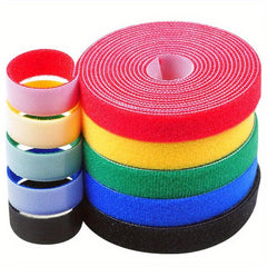 Hook and Loop Straps Reusable 5m Double Side Roll Organizer Fastening Tape