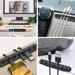 Multifunctional Data Cable Storage Clip Organizer