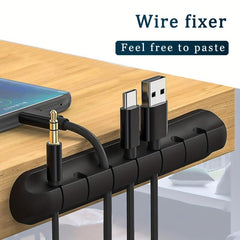 Multifunctional Data Cable Storage Clip Organizer