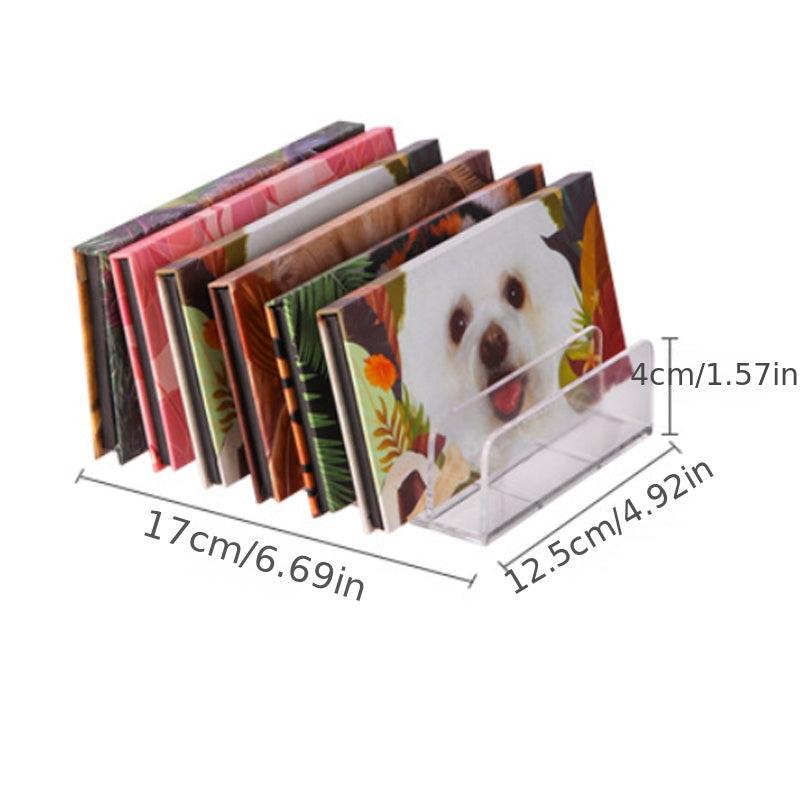 7 Grids Acrylic Makeup Holder for Desktop, Eyeshadow Storage, Gift for Girls