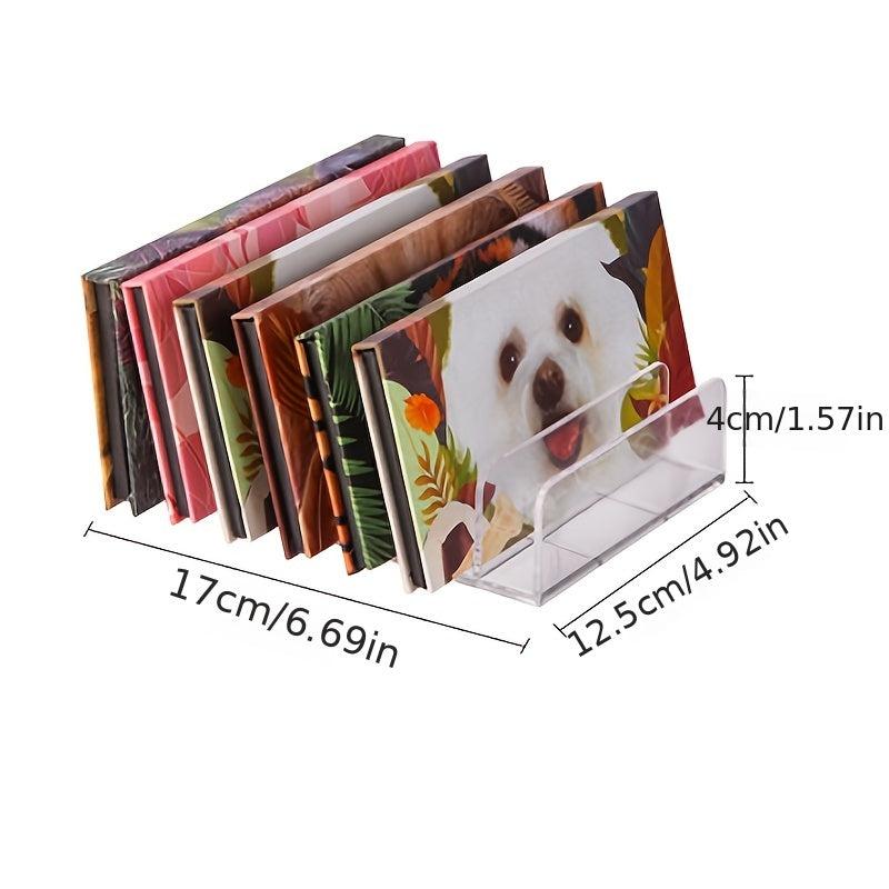 7 Grids Acrylic Makeup Holder for Desktop, Eyeshadow Storage, Gift for Girls