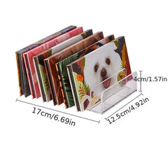 7 Grids Acrylic Makeup Holder for Desktop, Eyeshadow Storage, Gift for Girls