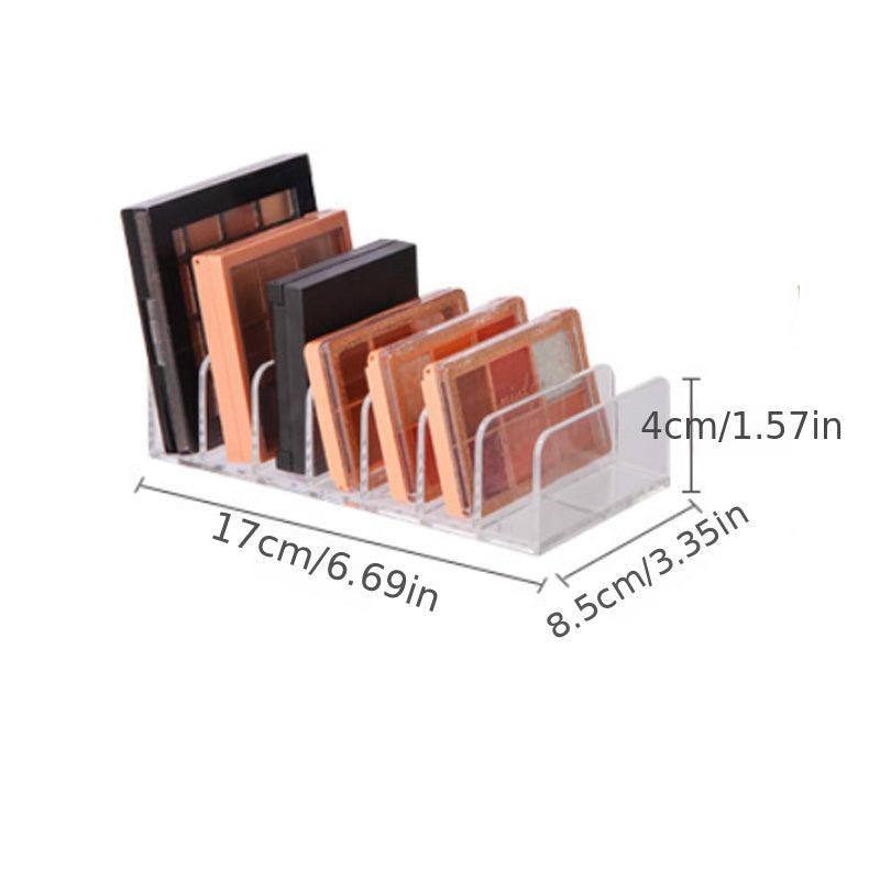 7 Grids Acrylic Makeup Holder for Desktop, Eyeshadow Storage, Gift for Girls