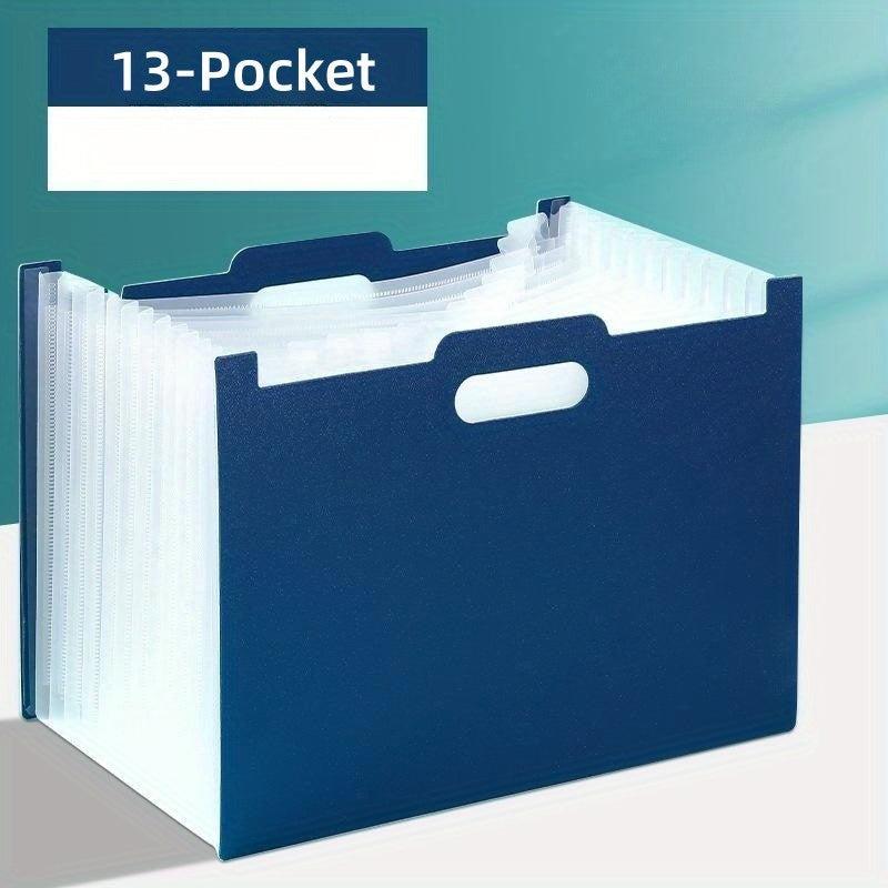13-Grid Desktop Vertical Folder Accordion Bag