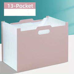 13-Grid Desktop Vertical Folder Accordion Bag