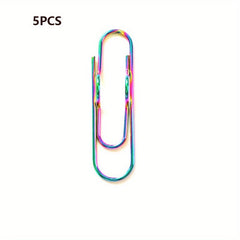 5pcs Metal Pen Clip Notebook Accessory Fixed Pen Holder