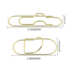5pcs Metal Pen Clip Notebook Accessory Fixed Pen Holder