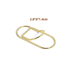 5pcs Metal Pen Clip Notebook Accessory Fixed Pen Holder
