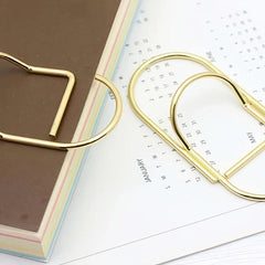 5pcs Metal Pen Clip Notebook Accessory Fixed Pen Holder