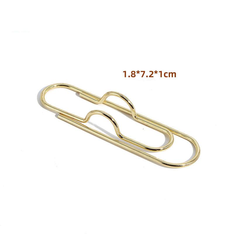 5pcs Metal Pen Clip Notebook Accessory Fixed Pen Holder