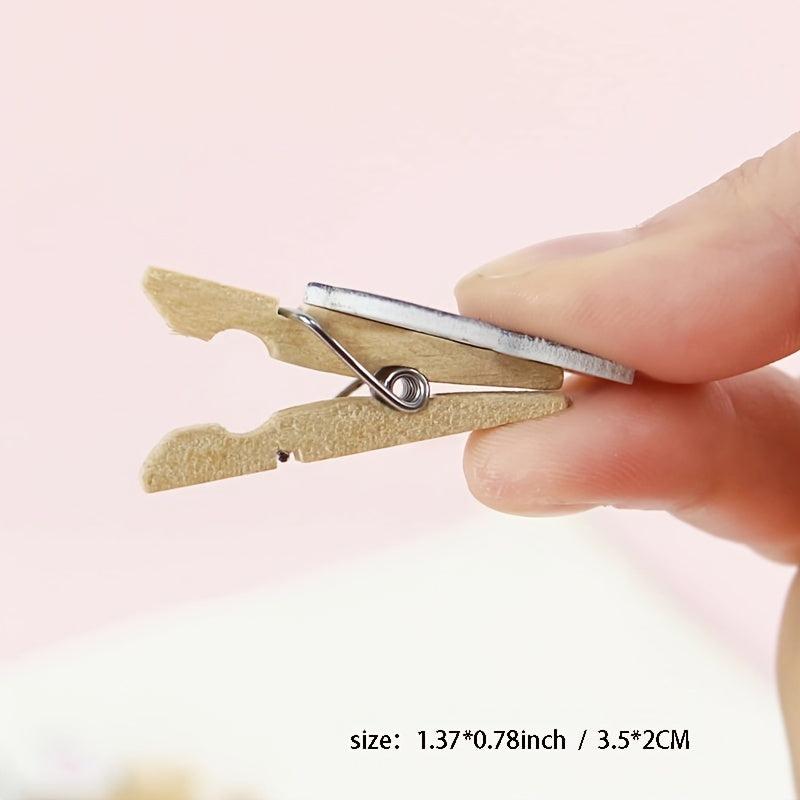 10pcs Cartoon & Cat Memo Clip 1.37in 0.78in w/ Hemp Rope