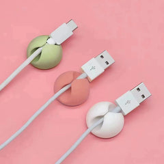 3 Pack Desktop Cable Managers - Organize Cables in Style