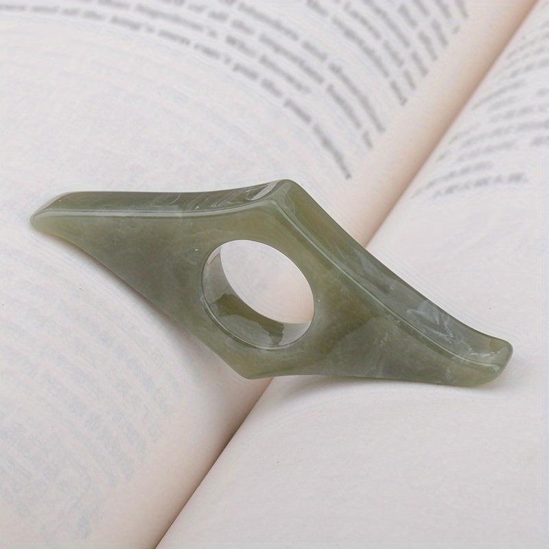 Purple Thumb Book Holder Resin Thumb Bookmark Personalized