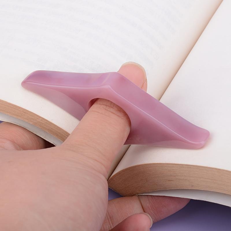 Purple Thumb Book Holder Resin Thumb Bookmark Personalized