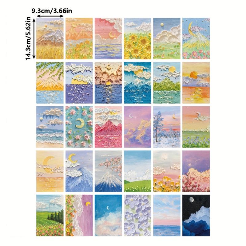 Four Seasons Whispering Series 30 Postcards Box