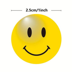 500pcs Roll 2 Adhesive Stickers for Rewards & Decoration