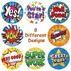 500pcs Motivational Reward Stickers for School Teacher Student